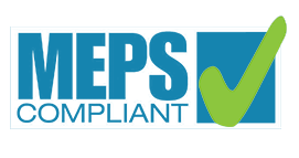 Minimum Energy Performance Standards (MEPS) with green check mark