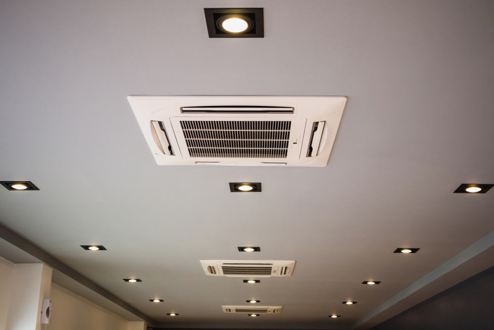 Modern Ceiling Mounted Cassette Type Air Conditioning System