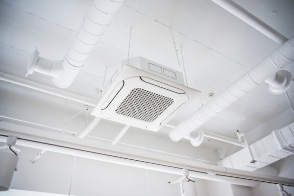 A White Ducted Air Conditioning